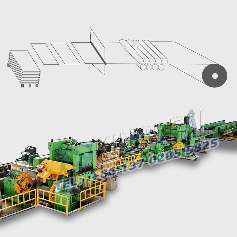 হেভি গেজ কাট টু লেংথ মেশিন