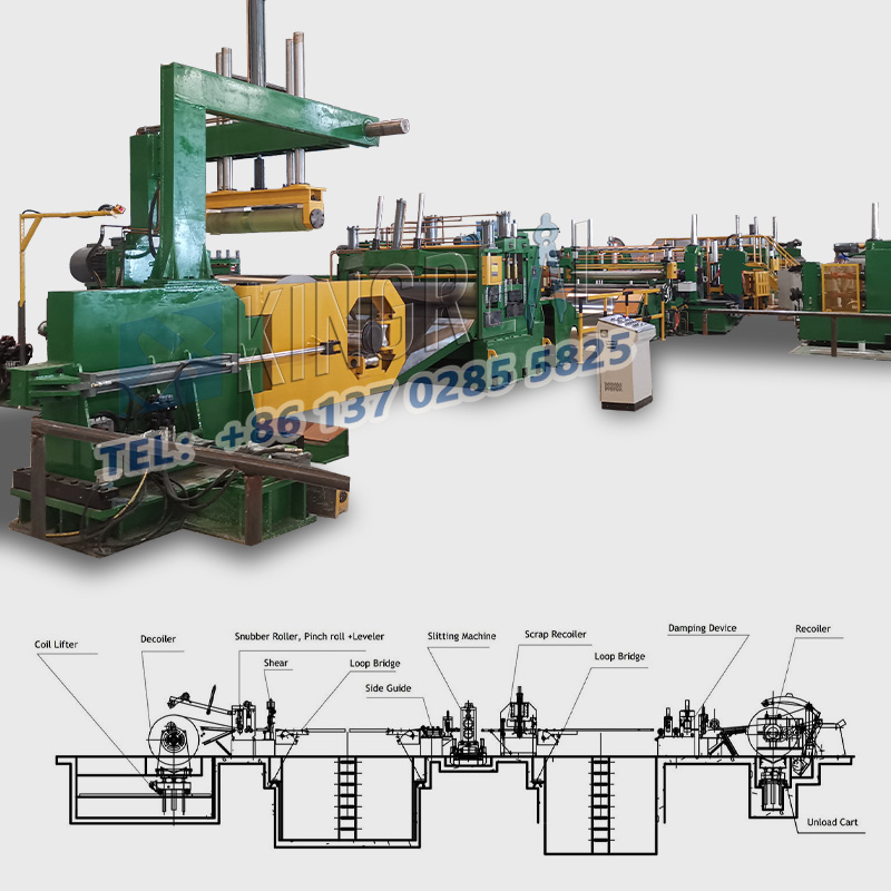 স্টেইনলেস স্টীল কয়েল স্লিটিং মেশিন